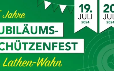 75 Jahre Jubiläums-Schützenfest in Lathen-Wahn – Programm verfügbar!